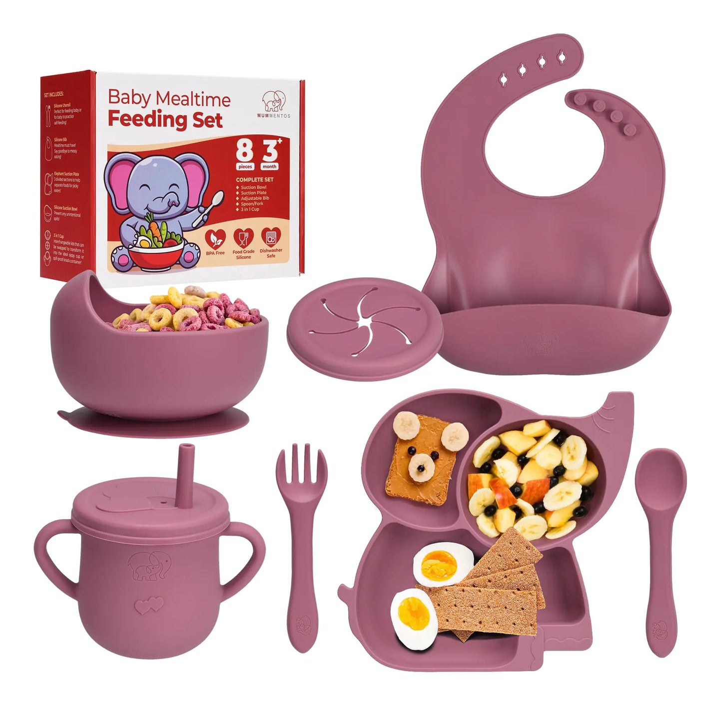 Complete Silicone Baby Feeding Set