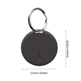 Smart GPS Tracker with Keychain, Summer Portable Lightweight Anti-Lost GPS Locator, Portable Accuracy Positioning Device for Pets, Cats, Dogs, Wallets & Keys