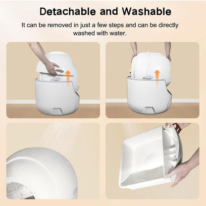 Self Cleaning Cat Litter Box, Automatic Cat Litter Box with APP Control Odor Removal Safety Protection for Multiple Cats ( Requires 2.4G WIFI )