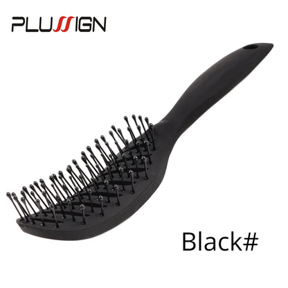 Curved Vent Detangling Brush – Anti-Static & Scalp Massage