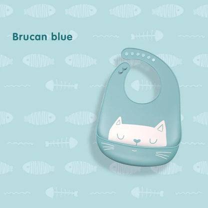 Waterproof Silicone Cartoon Baby Bibs