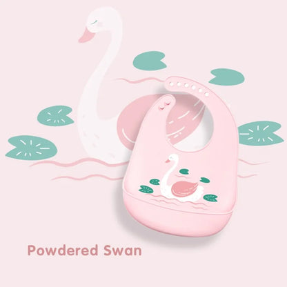Waterproof Silicone Cartoon Baby Bibs