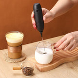 Electric Milk Frother without Battery, 1/2 Counts Handheld Coffee Milk Frother, Milk Foam Maker Tool for Home Use, Kitchen Accessories, Summer for Gift