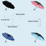 3 in 1 Umbrella with Fan and Mister, Portable Anti-Uv Fan Umbrella with UV Protection and Spray Function (Skyblue, 23 In)