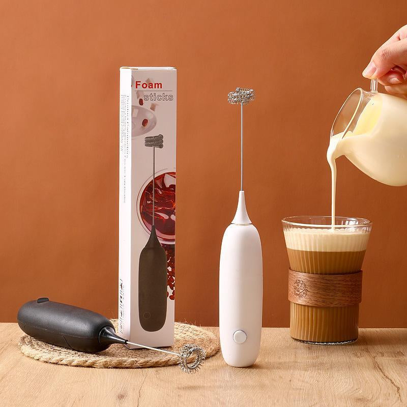 Electric Milk Frother without Battery, 1/2 Counts Handheld Coffee Milk Frother, Milk Foam Maker Tool for Home Use, Kitchen Accessories, Summer for Gift