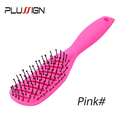 Curved Vent Detangling Brush – Anti-Static & Scalp Massage