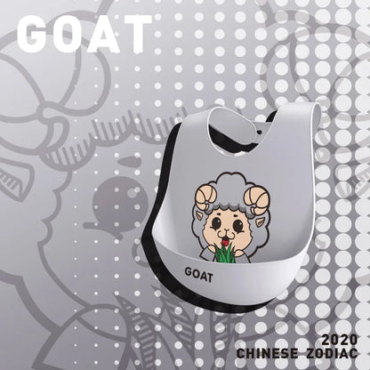 Waterproof Silicone Cartoon Baby Bibs